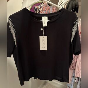 Joie black tee NWT